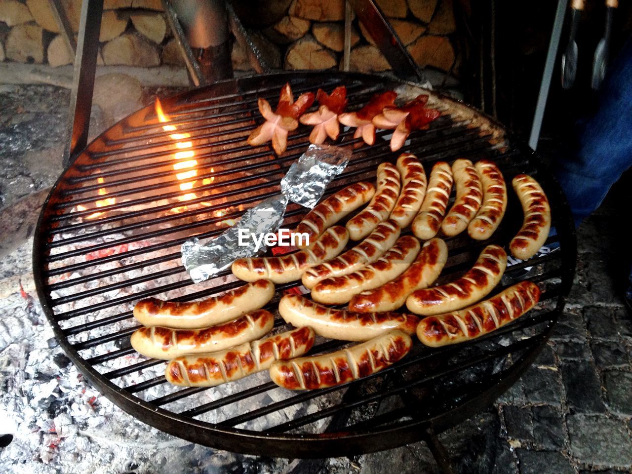 GRILLED MEAT ON BARBECUE GRILL