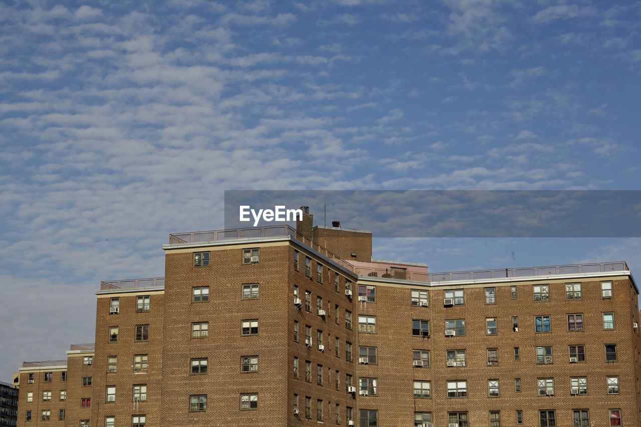 Low angle view of building against sky