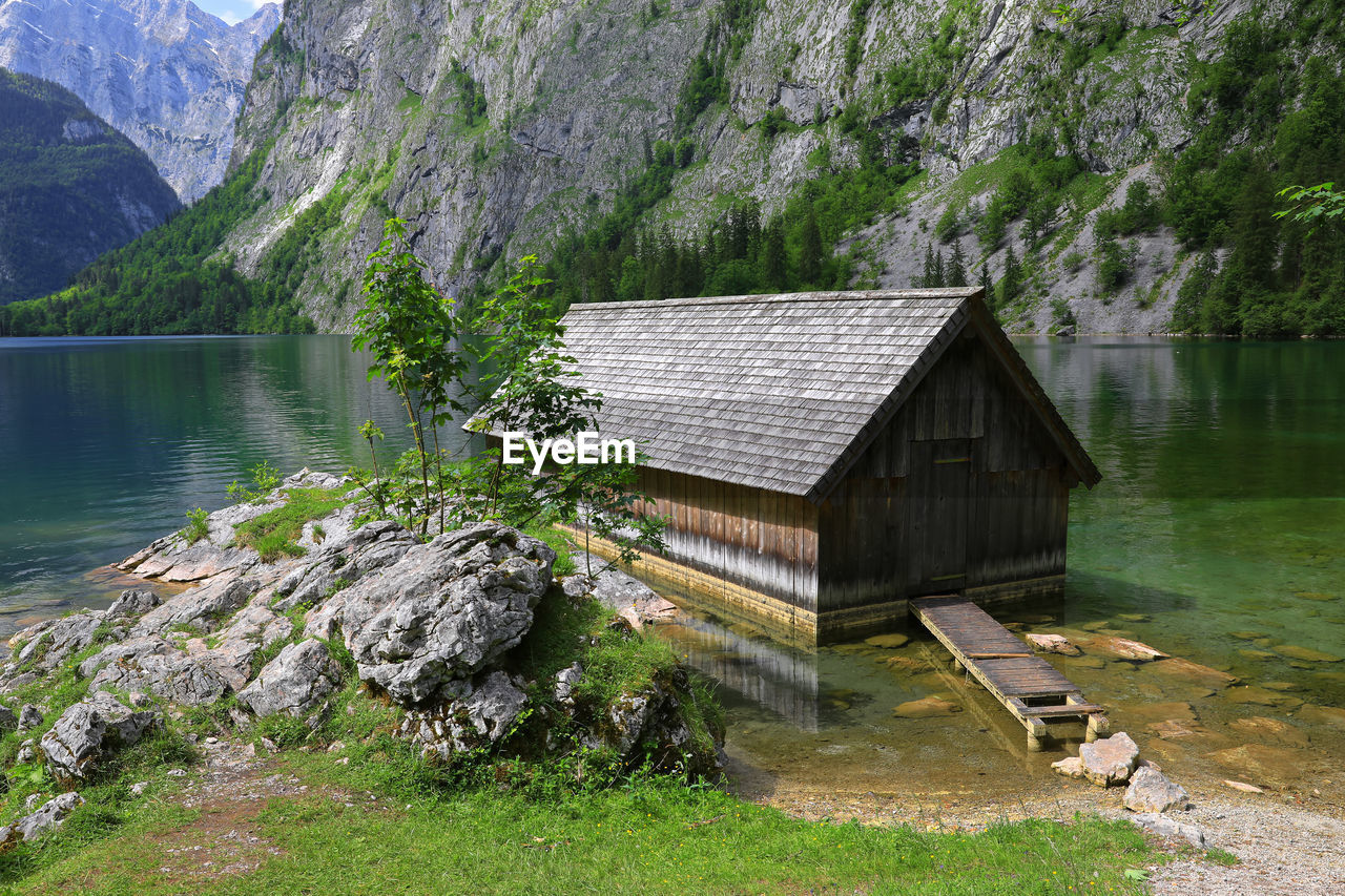 SCENIC VIEW OF LAKE BY TREES