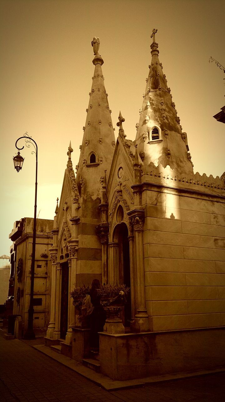 LOW ANGLE VIEW OF CHURCH AGAINST THE SKY