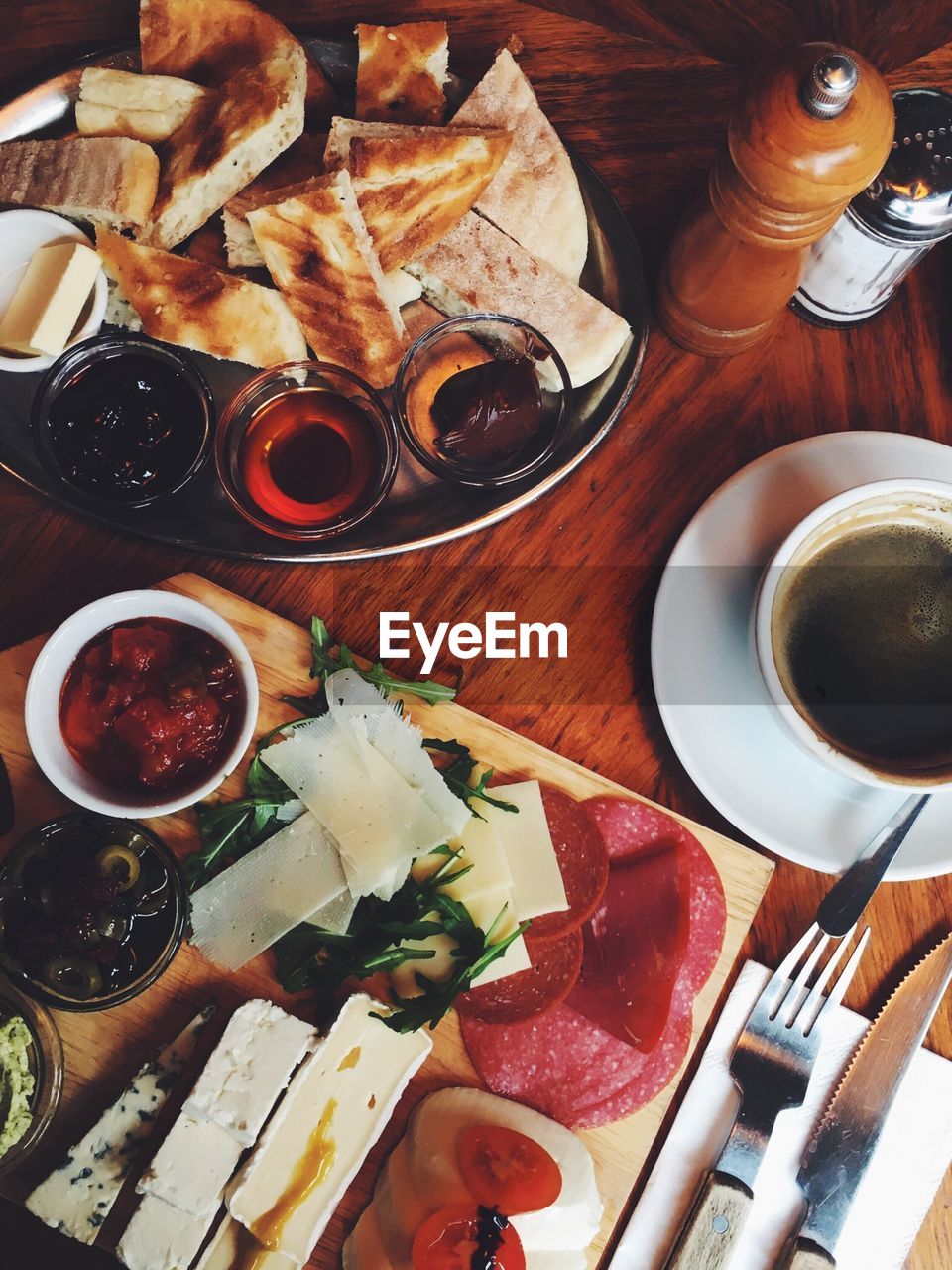 Close-up of food on table