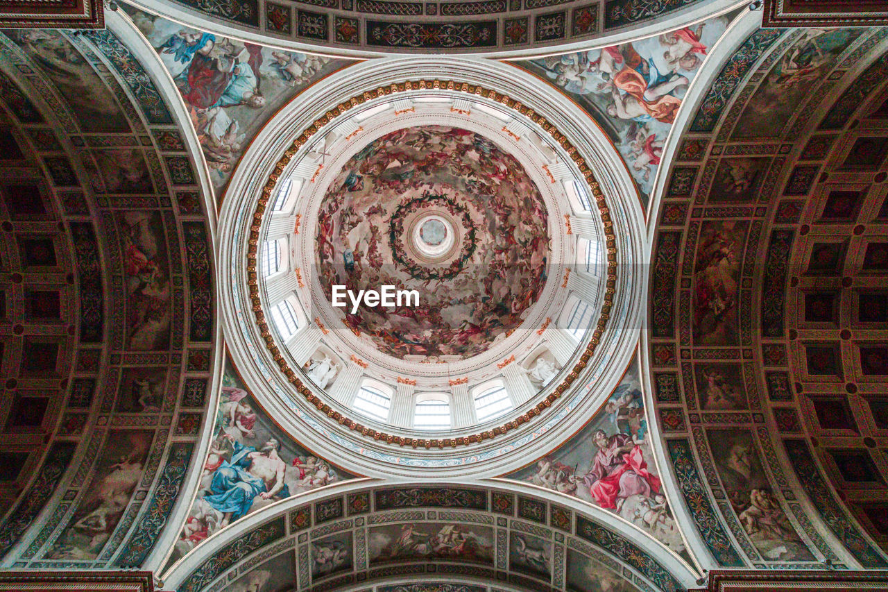 The co-cathedral basilica of sant andrea, the largest church in mantua, italy