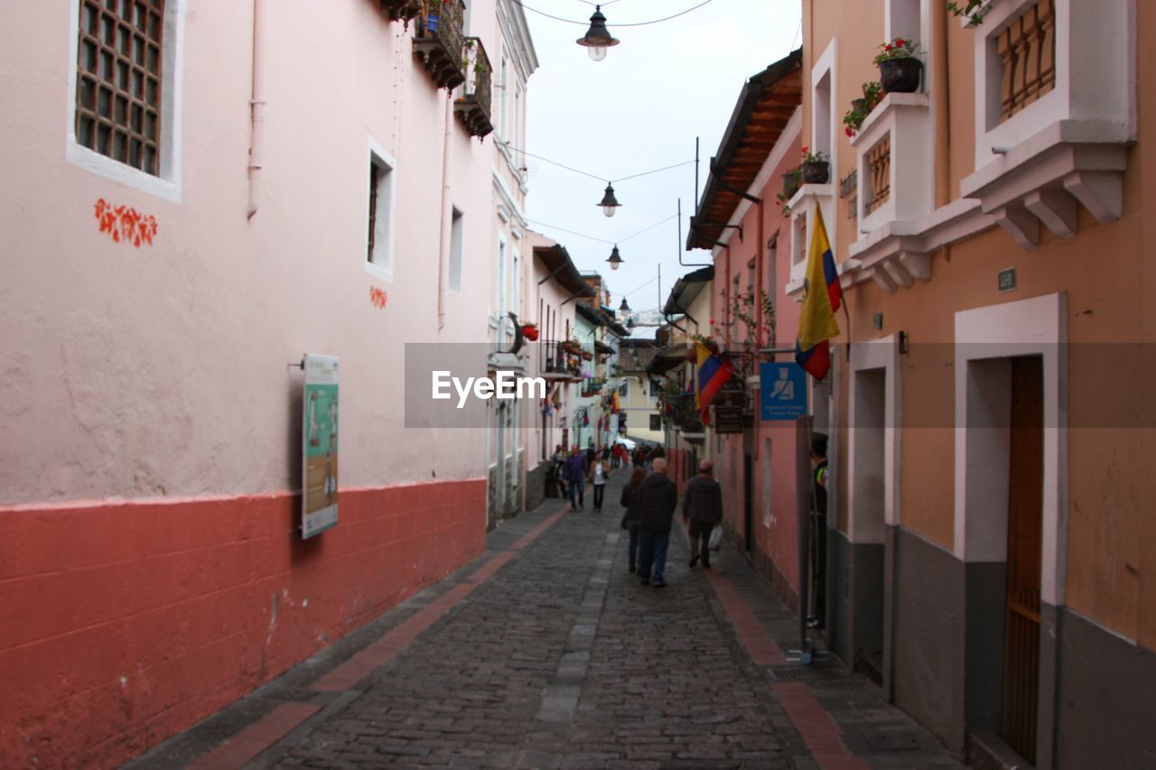 VIEW OF ALLEY IN CITY