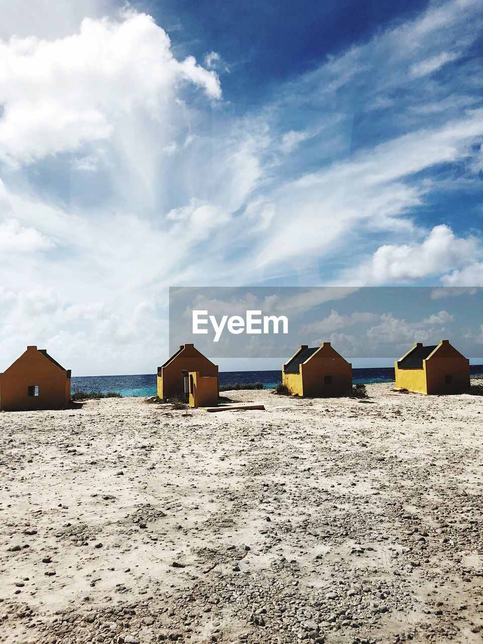 Panoramic view of beach against sky