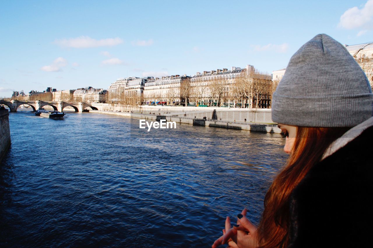 Young woman in paris