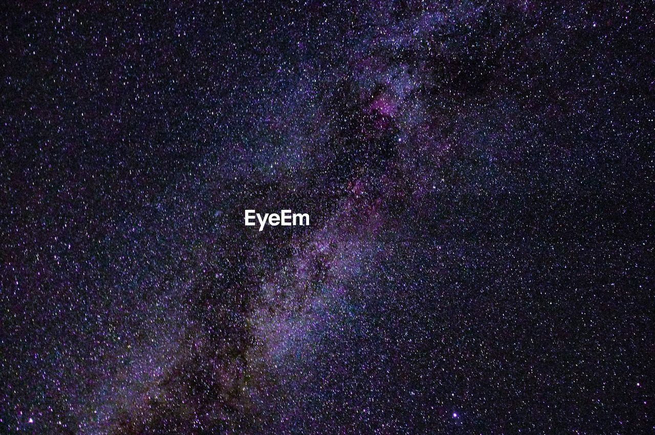 Full frame shot of constellation in sky at night