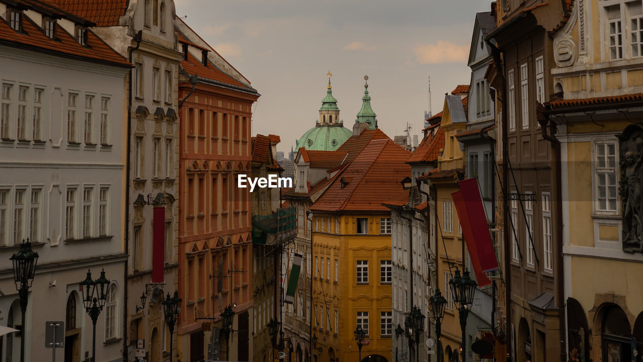 Prague cityscape. europe architecture and streets. old town