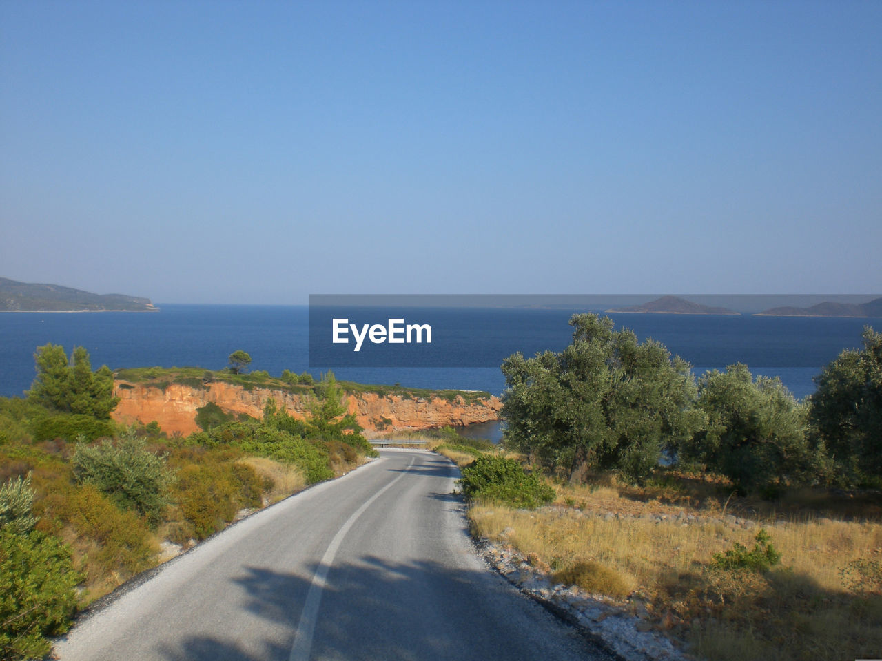 View from the road to Kokkinokastro, Alonissos, 2008 Aegean Sea Alonissos Beauty In Nature Copy Space Day Horizon Horizon Over Water Kokkinokastro Kokkinokastro Beach Land Outdoors Road Scenics - Nature Sea Sea View Sky Tranquil Scene Tranquility Tree