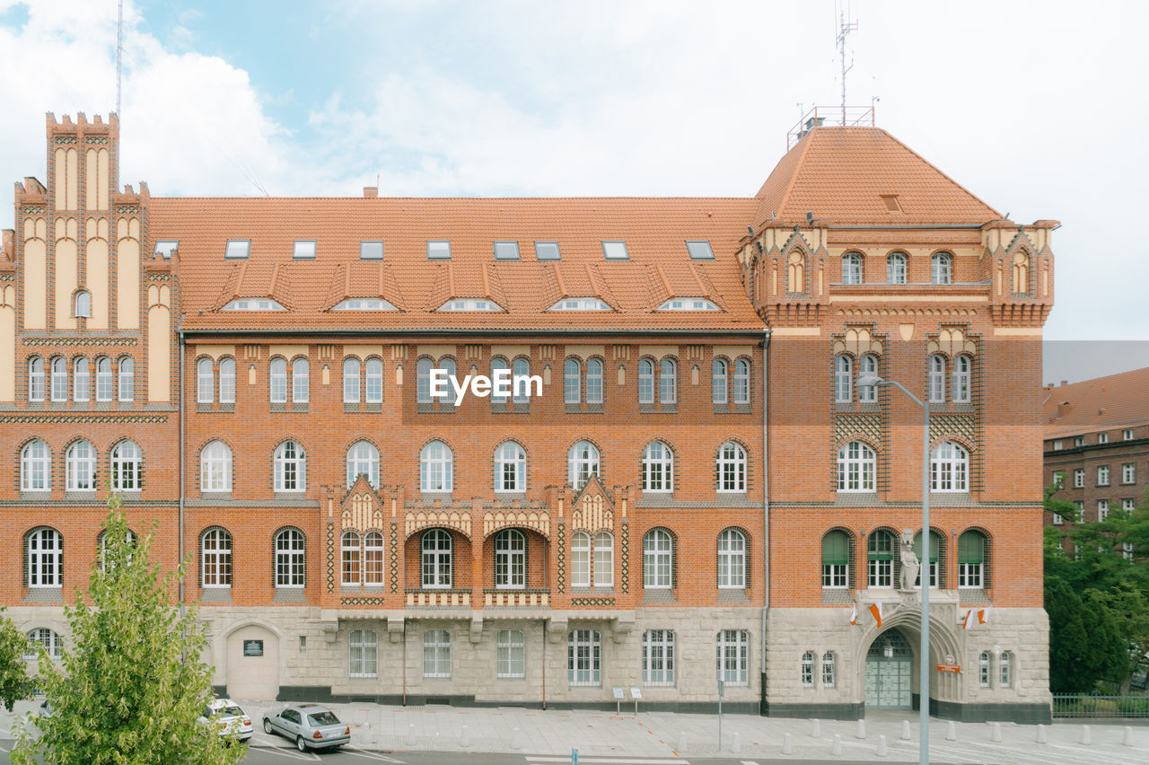 The city of szczecin, in west pomerania