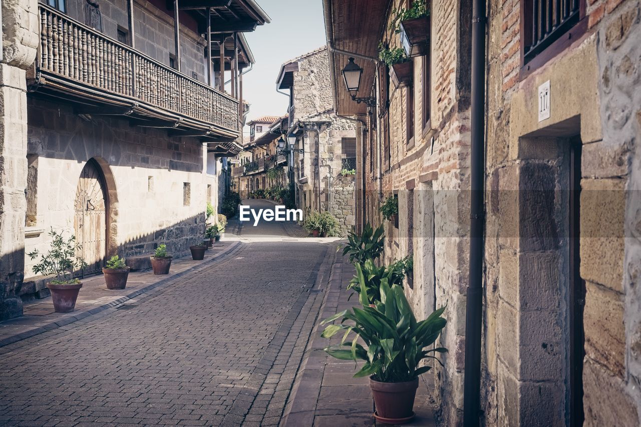 STREET AMIDST BUILDINGS