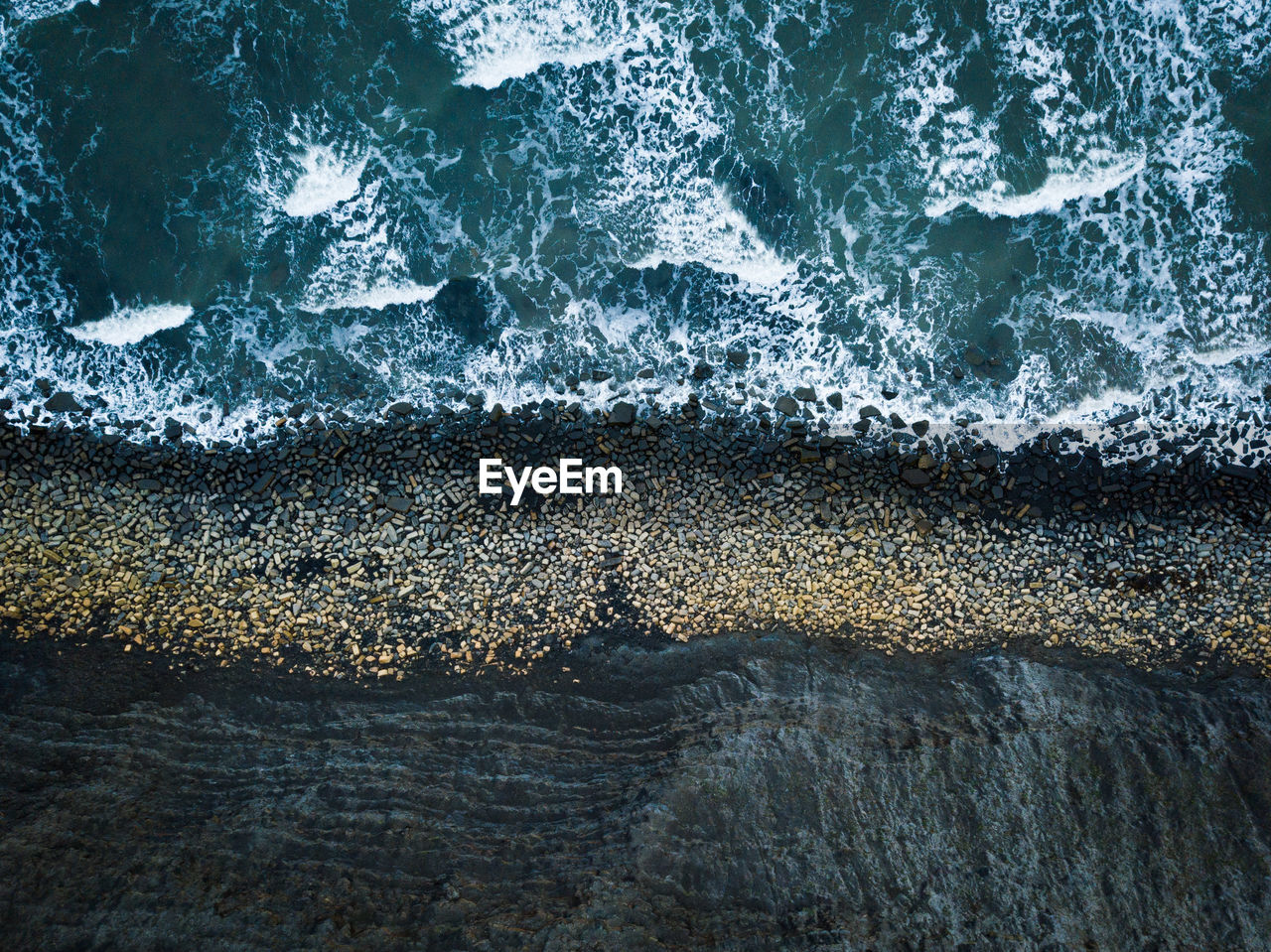 Aerial view of beach 
