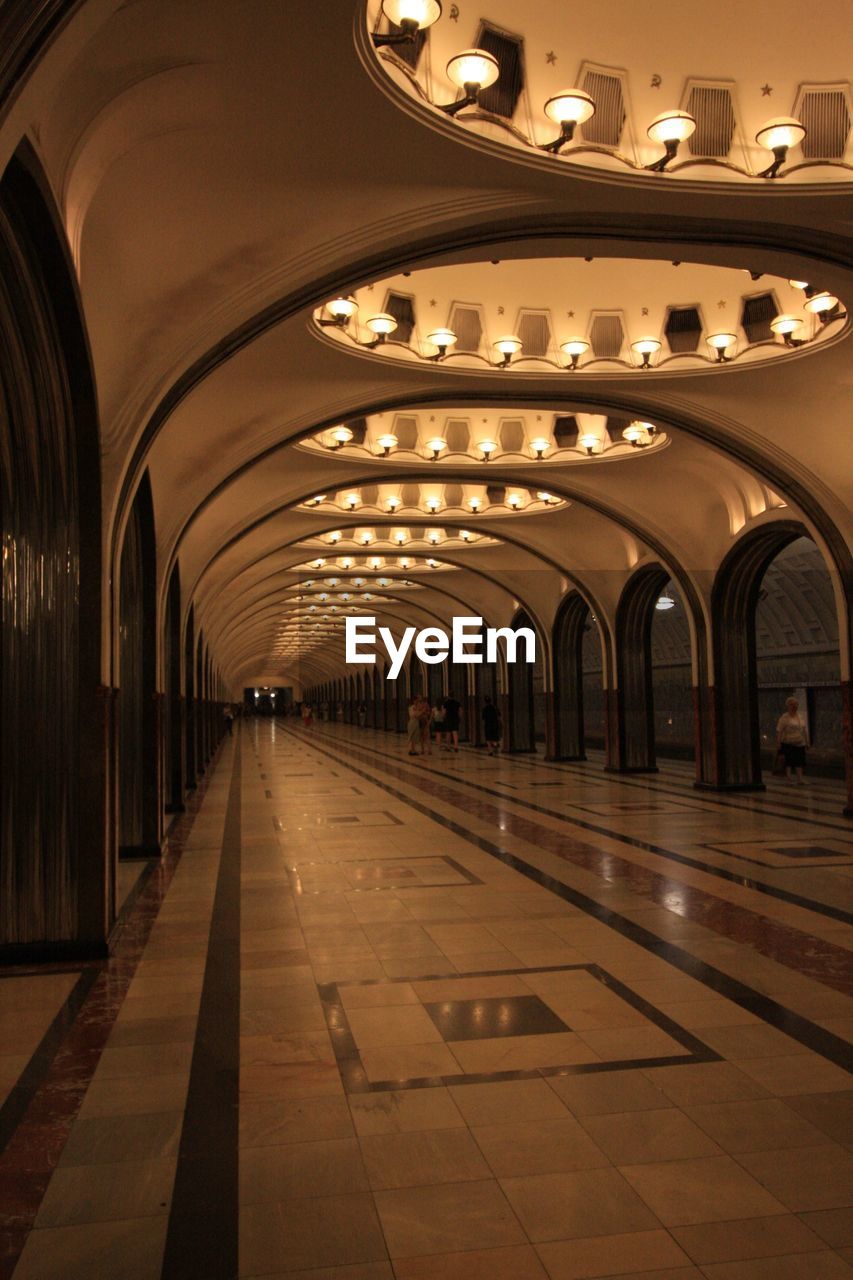 ILLUMINATED UNDERGROUND WALKWAY