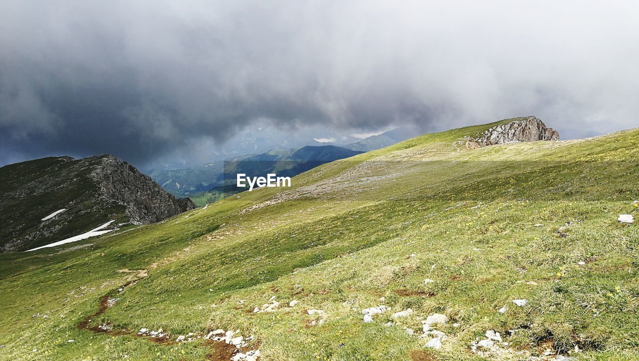 Scenic view of landscape against sky