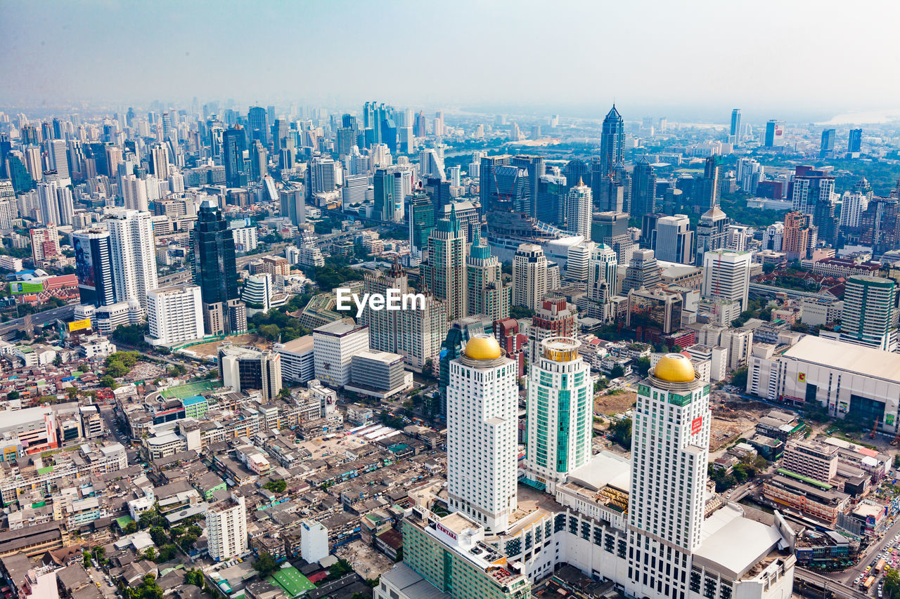 Aerial view of cityscape