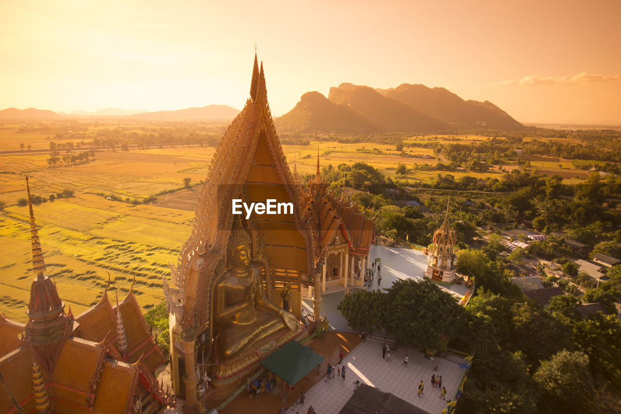 Buddha statue in wat tham sua at kanchanaburi