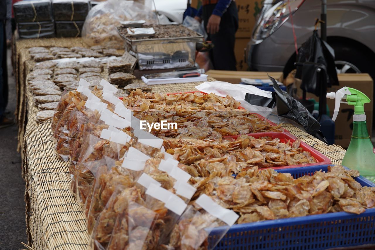 FOOD FOR SALE IN MARKET