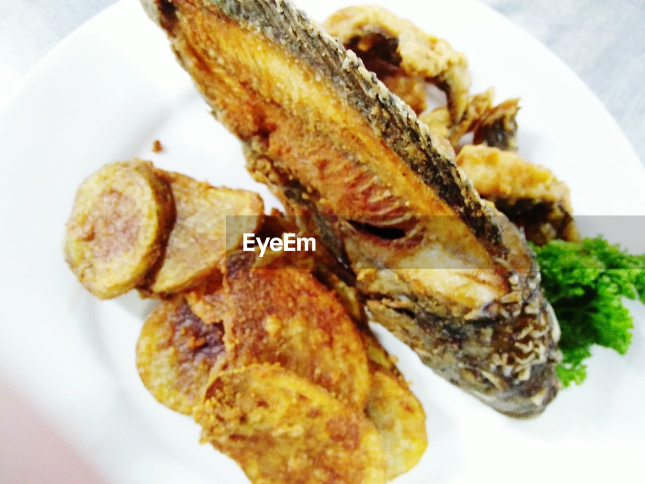 CLOSE-UP OF SERVED FOOD