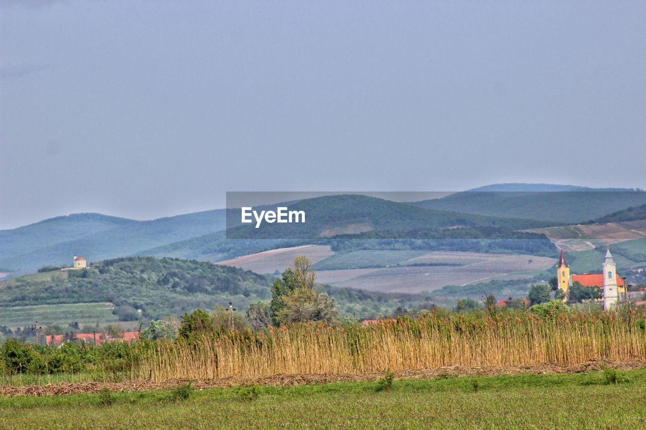 Scenic view of mountains