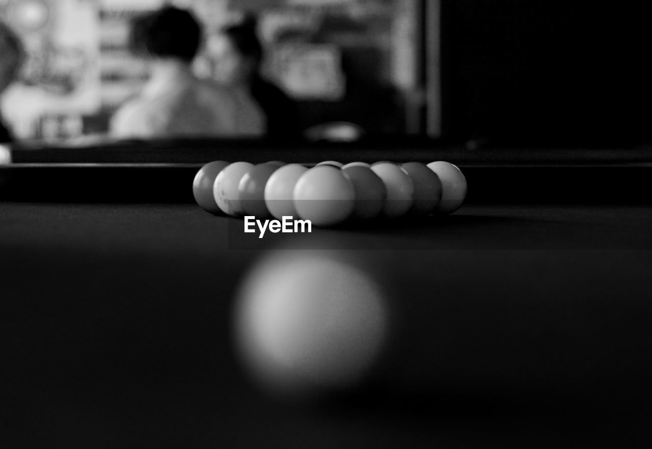 Close-up of ball on table