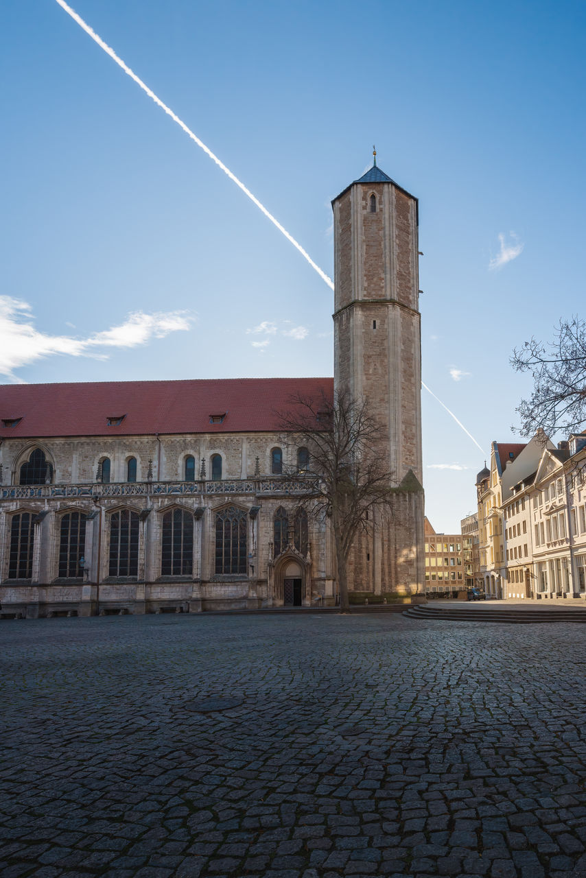 low angle view of historic building against sky