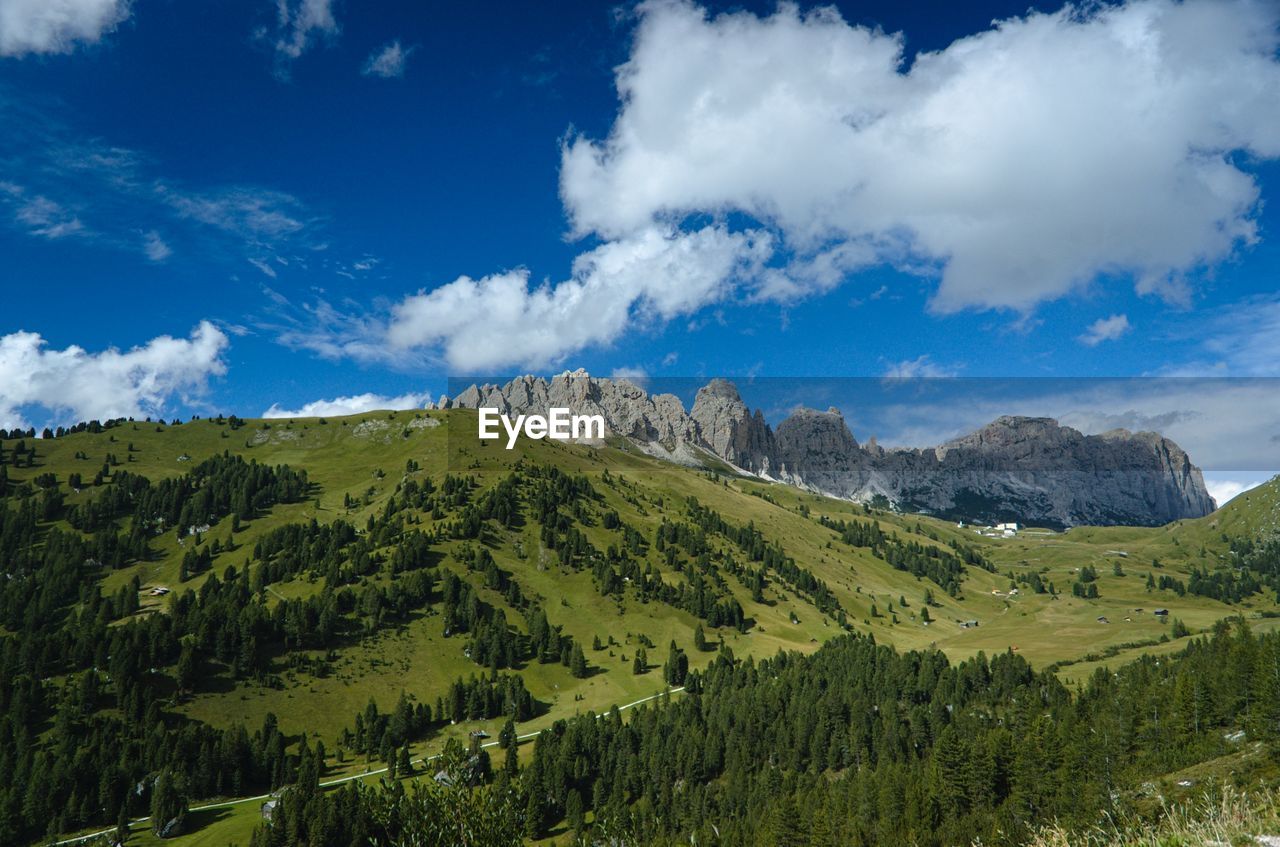 Panoramic view of landscape against sky