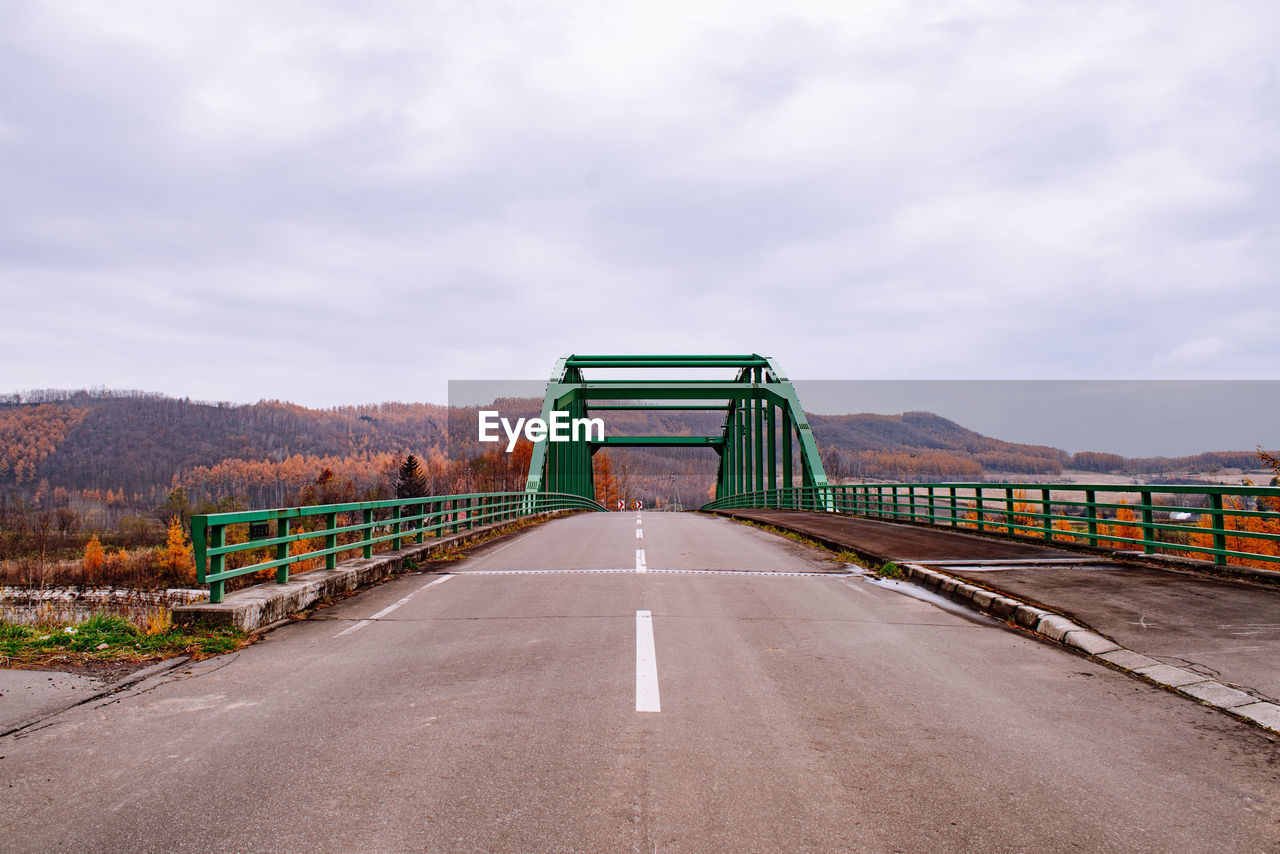 EMPTY ROAD AGAINST SKY