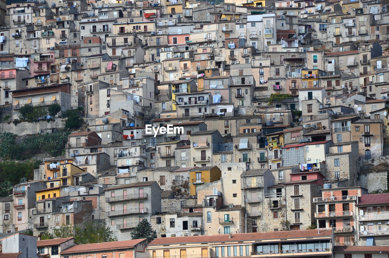 Aerial view of town