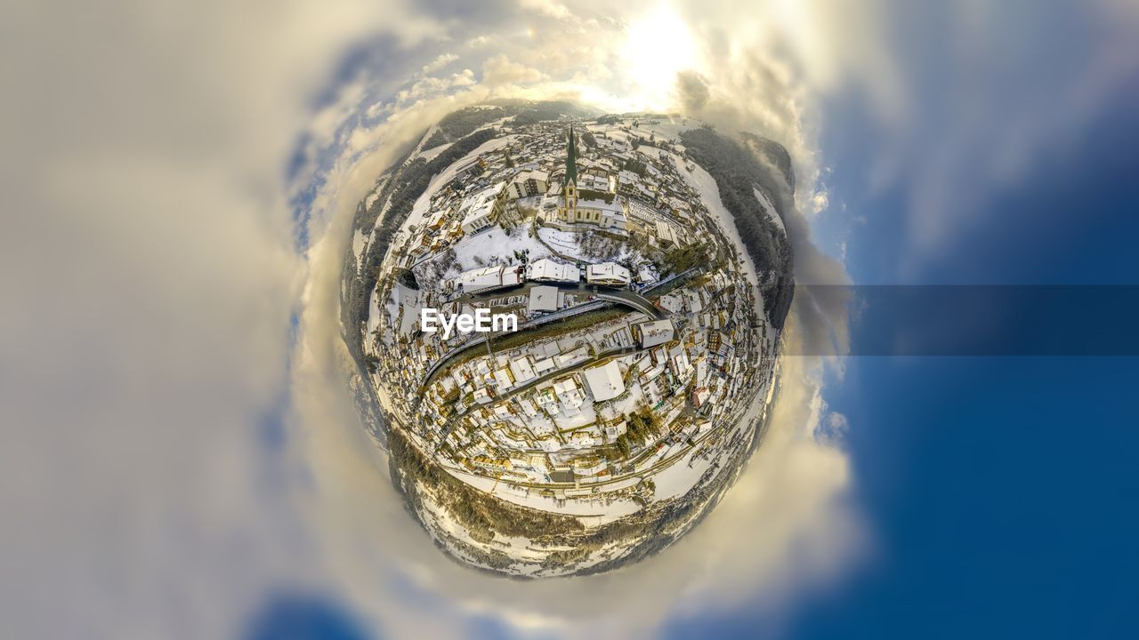 Sphere shot panorama