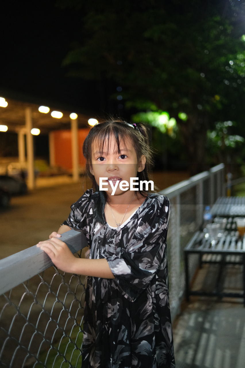 Portrait of a girl at the park