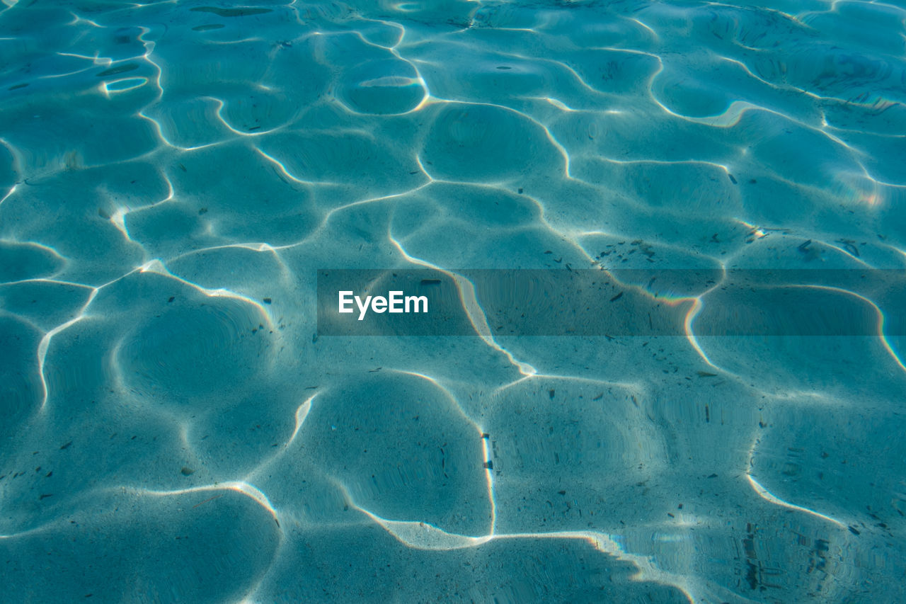 Full frame shot of water with sunlight