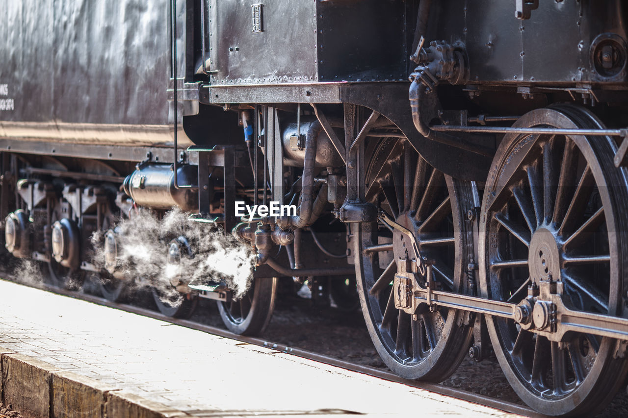 Train on railroad track