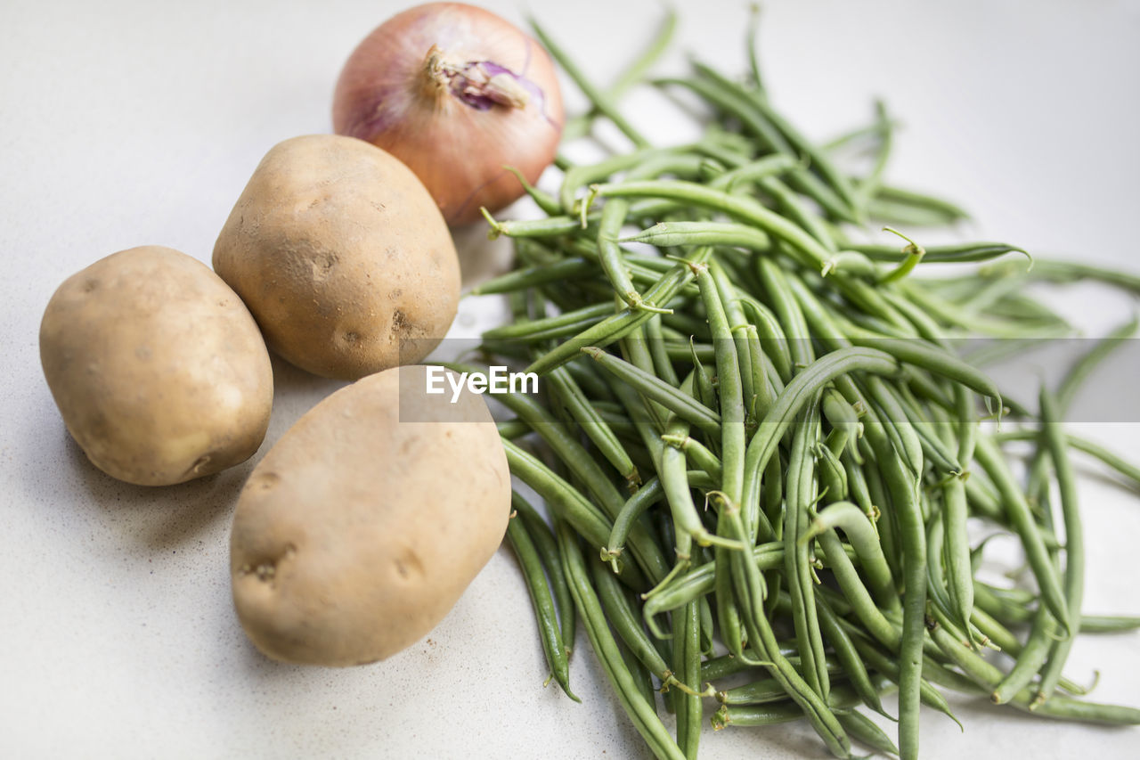 Close-up of vegetables on table