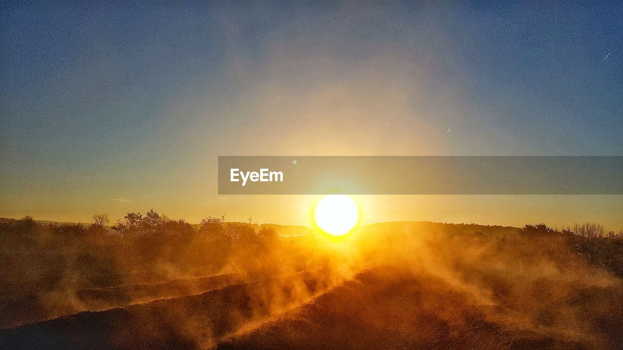 SCENIC VIEW OF LANDSCAPE AGAINST CLEAR SKY