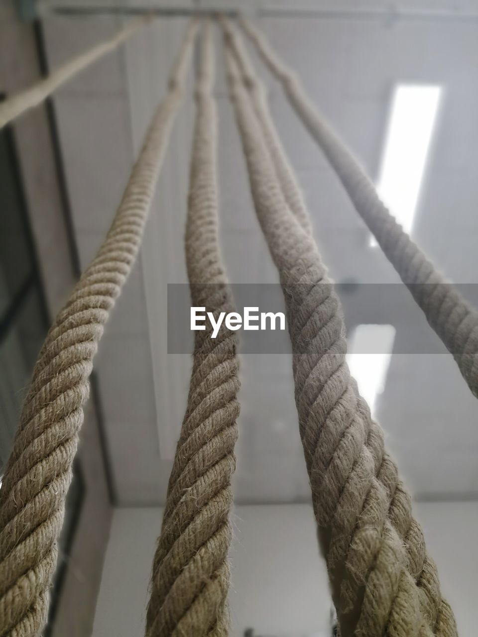 CLOSE-UP OF ROPE TIED UP