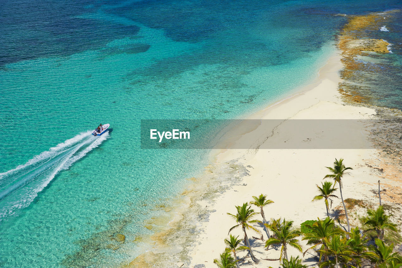 Aerial view of beach