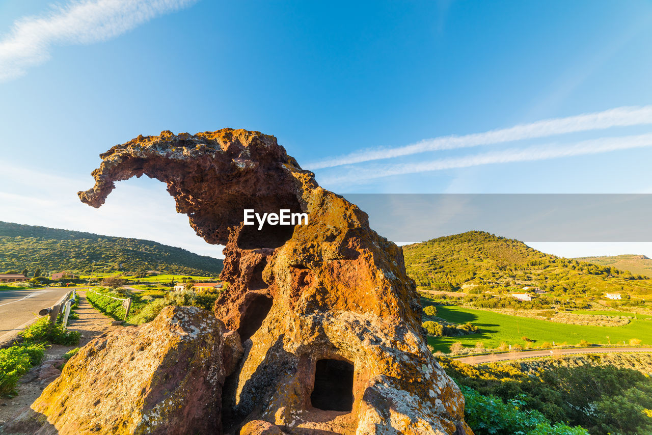 VIEW OF ROCK FORMATION