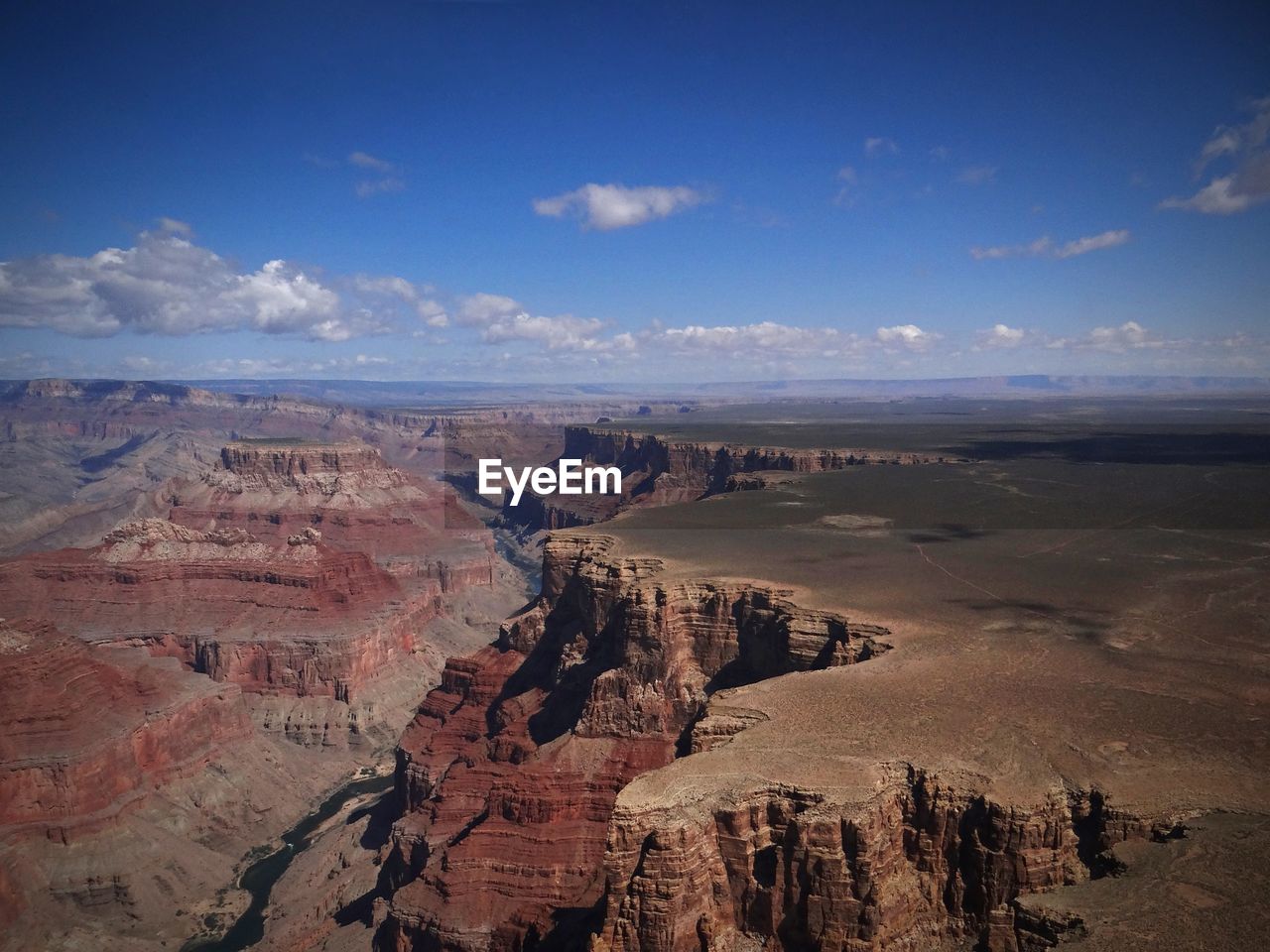 Aerial view of landscape