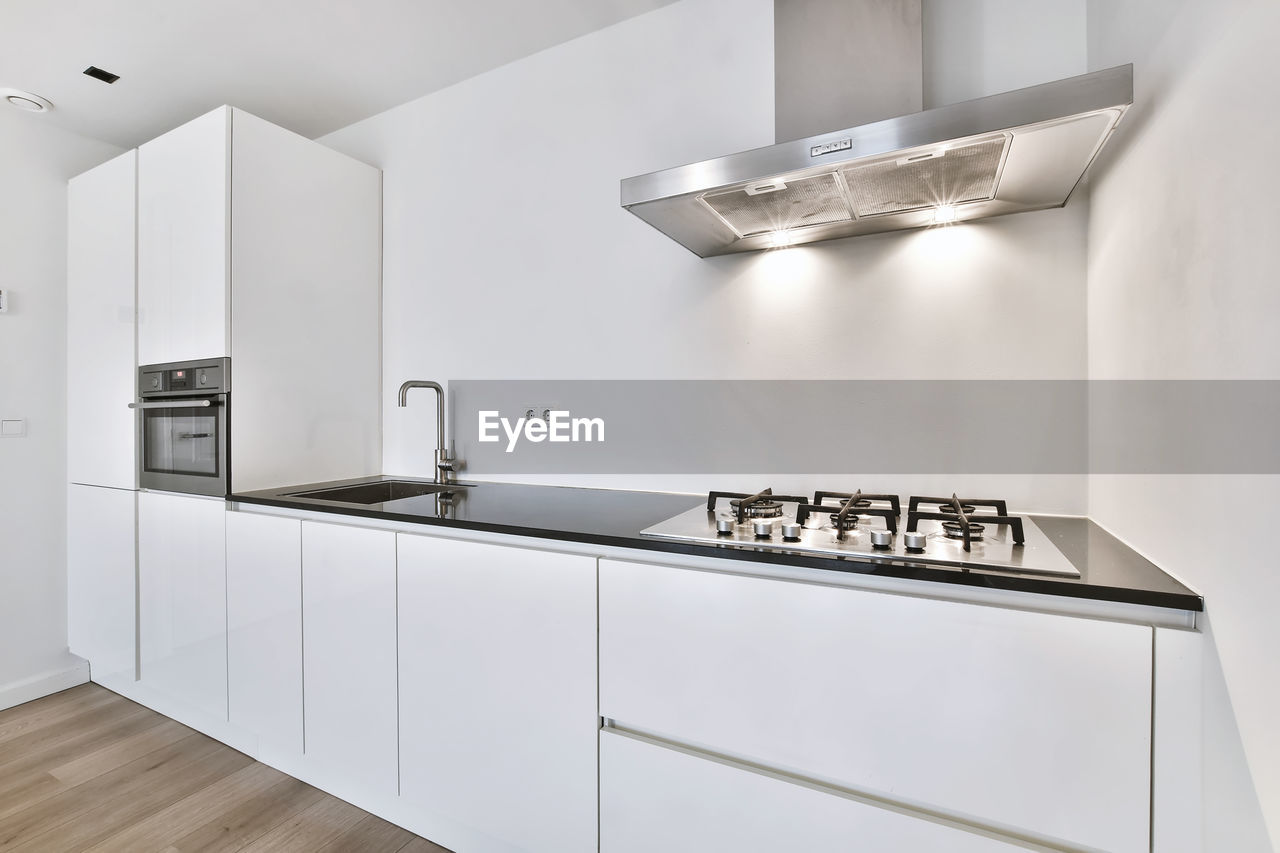 VIEW OF KITCHEN IN BATHROOM