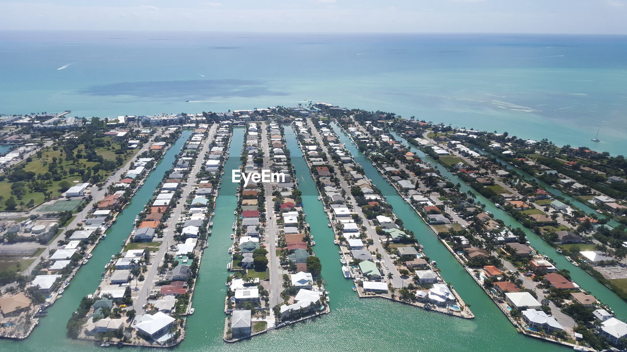 Aerial view of cityscape