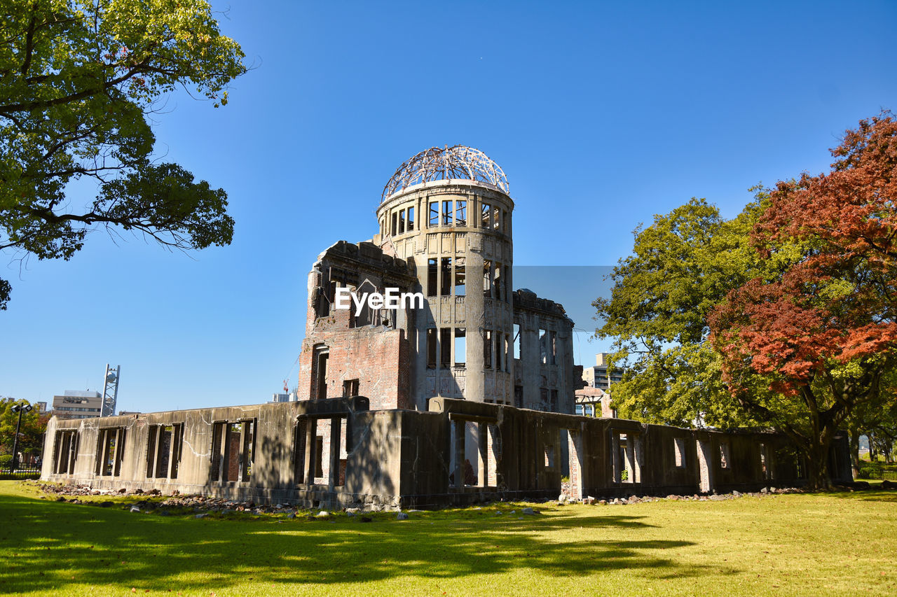 BUILT STRUCTURE AGAINST CLEAR SKY