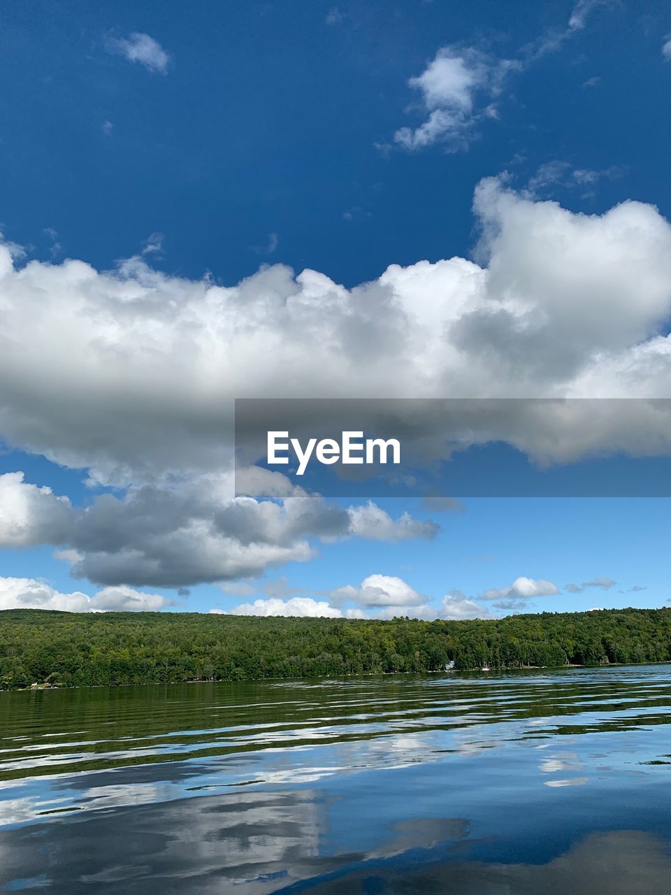 IDYLLIC SHOT OF LAKE AGAINST SKY