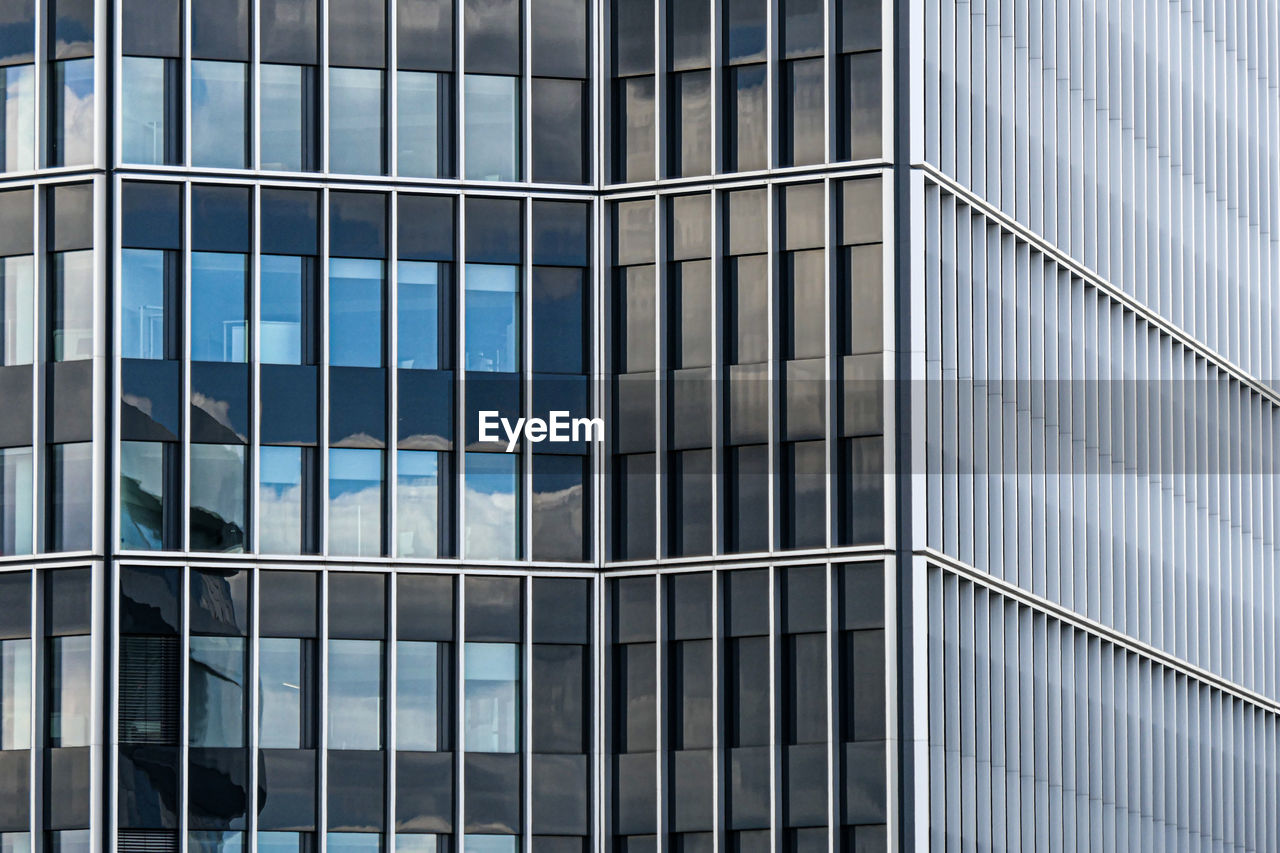 Low angle view of modern office building