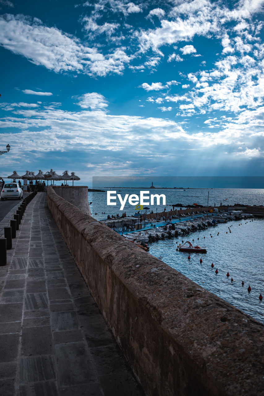 View on the sea in puglia