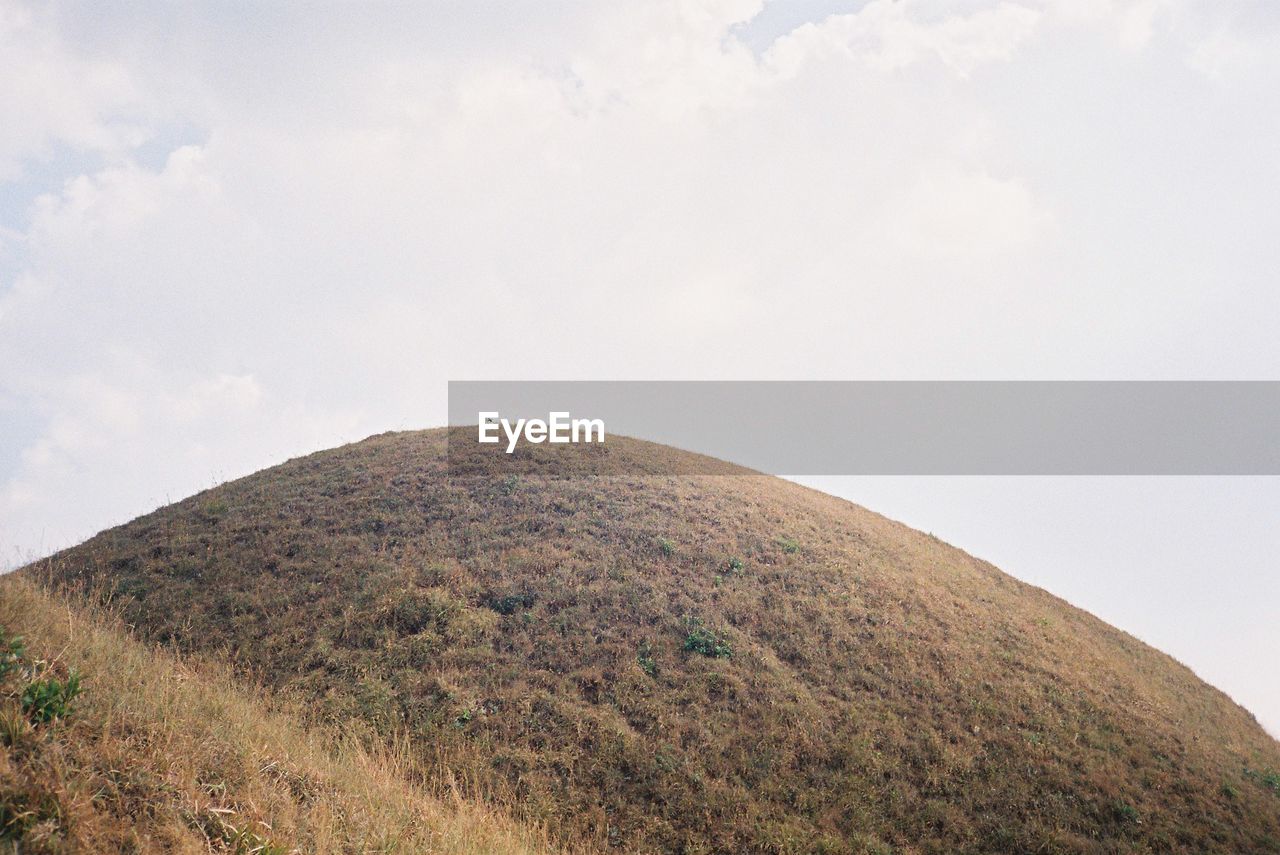 Scenic view of mountain against sky