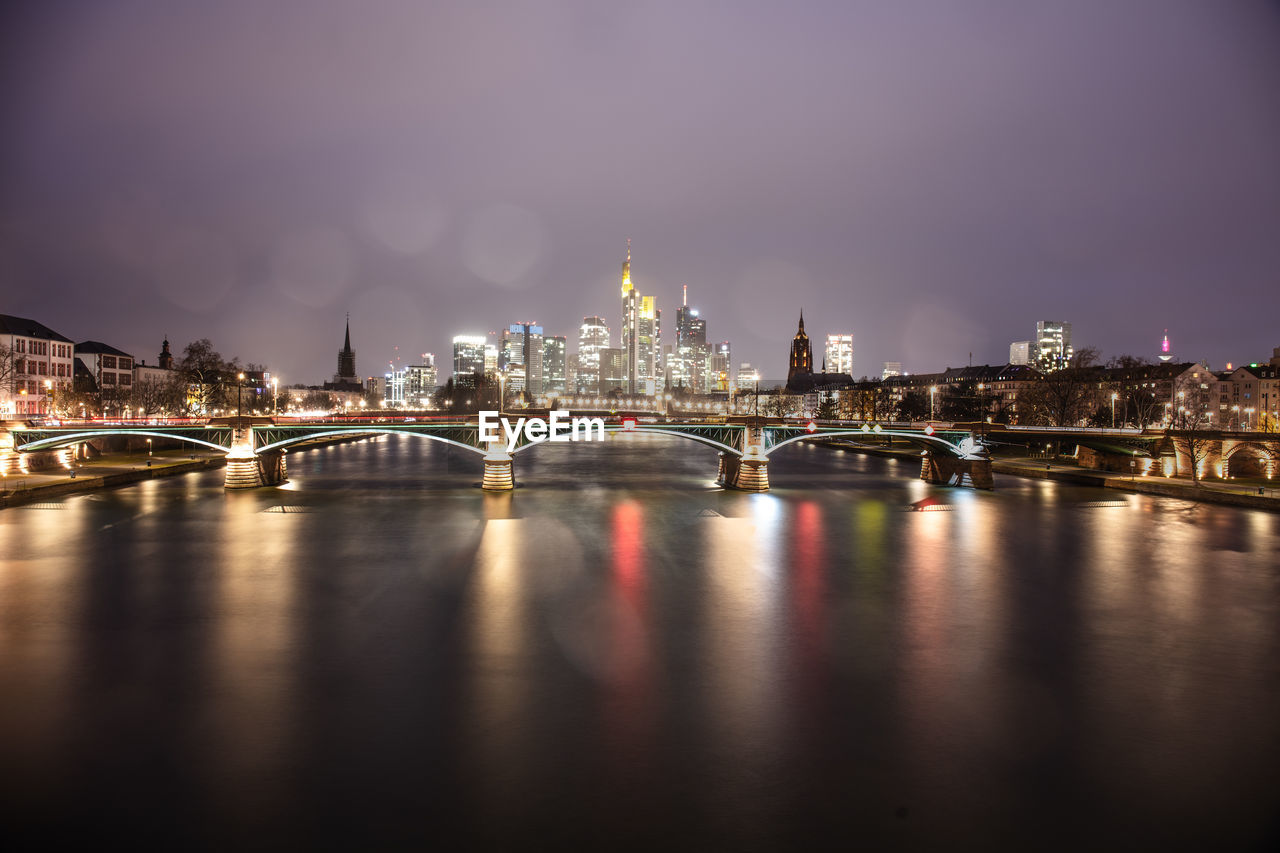 BRIDGE OVER RIVER IN CITY