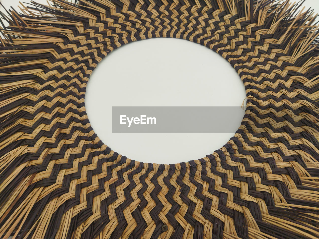 circle, pattern, brown, no people, geometric shape, shape, indoors, flooring, textured, backgrounds, ceiling, close-up