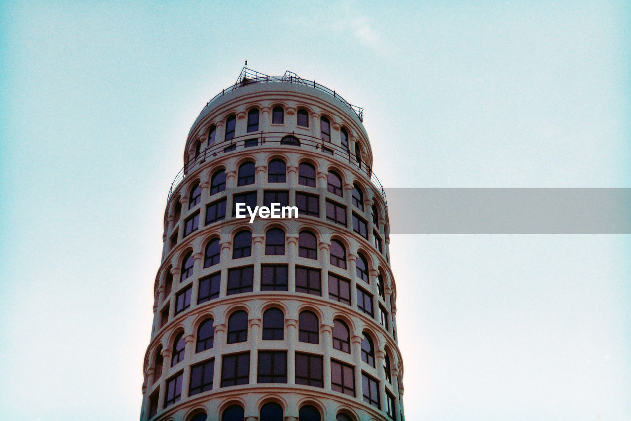 Low angle view of building against sky