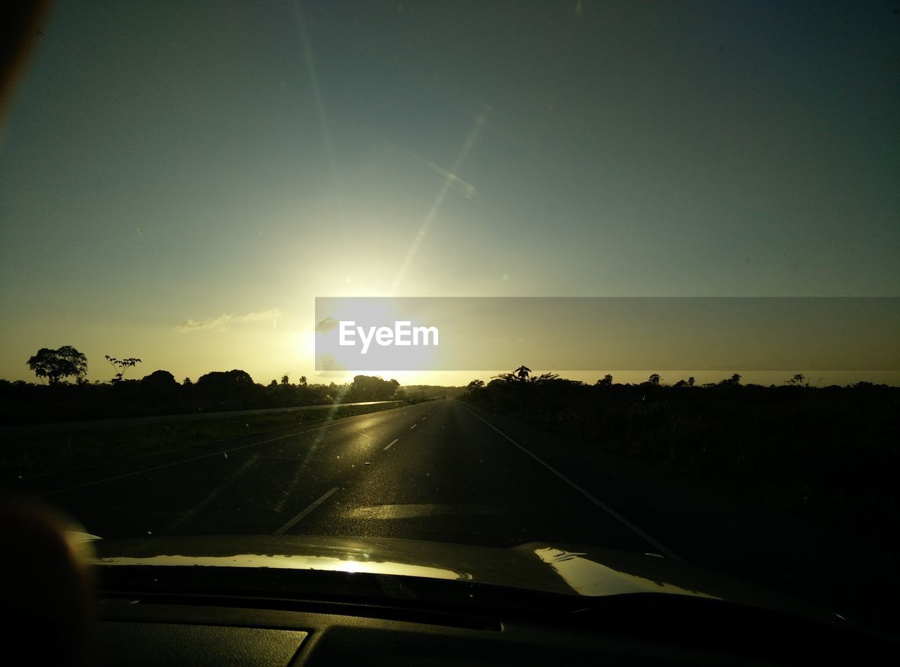 ROAD PASSING THROUGH LANDSCAPE