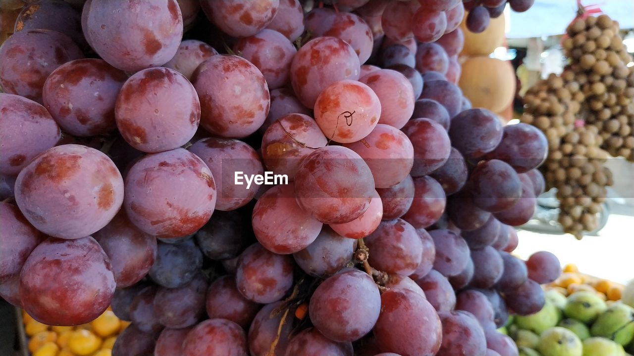 grape, food and drink, food, healthy eating, fruit, freshness, wellbeing, plant, abundance, produce, large group of objects, market, no people, sultana, close-up, agriculture, retail, red grape, day, nature, organic, outdoors, market stall, bunch, business, still life, for sale, ripe
