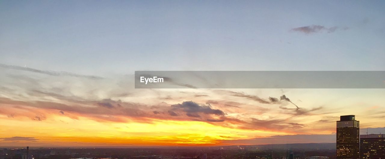 SCENIC VIEW OF SUNSET OVER SKY